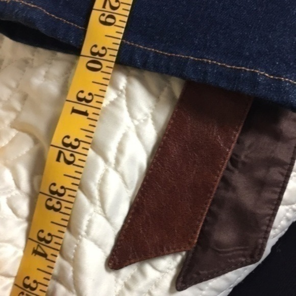 Christian DIOR lambskin jeans leather DIOR print detail US 2 FR 34 Made in Italy - Picture 11 of 15